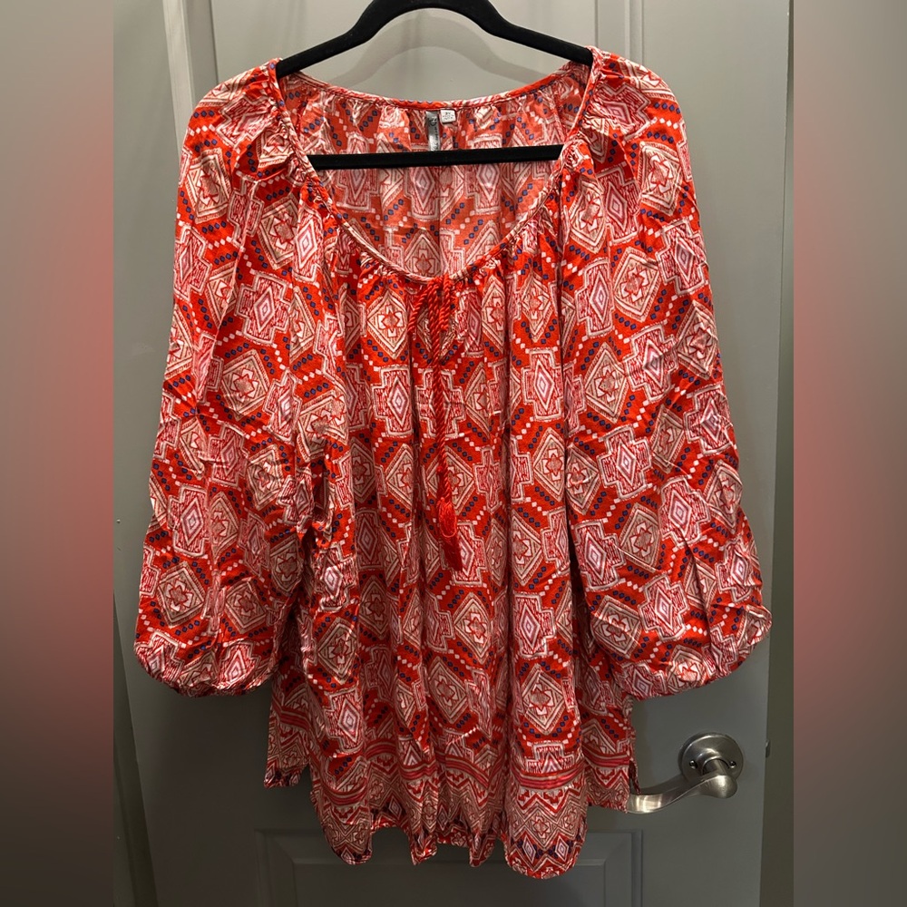 New Directions Weekend Size 3X Rayon Blouse Pre-owned